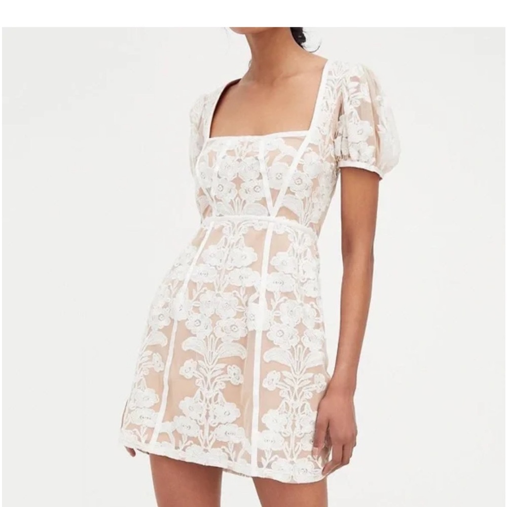 For Love And Lemons Temecula Puff Sleeve Dress Size XS